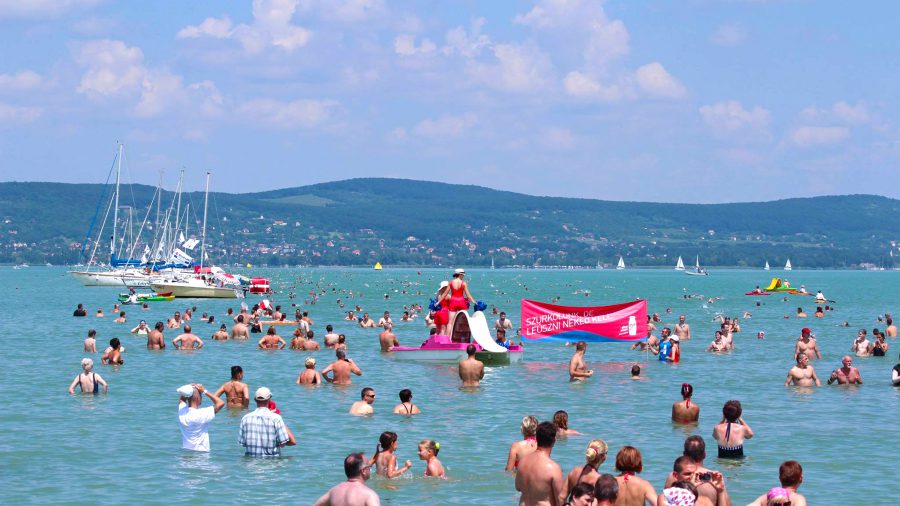 Das Balaton-Durchschwimmen wird verschoben
