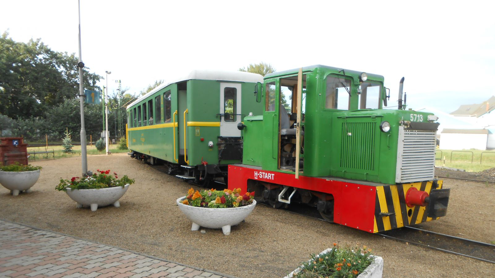 Die Schmalspurbahn von Balatonfenyves ist wieder unterwegs
