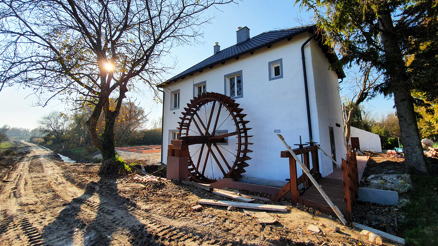 Talabér (Osvald-Bujtor) Wassermühle in Gyenesdiás