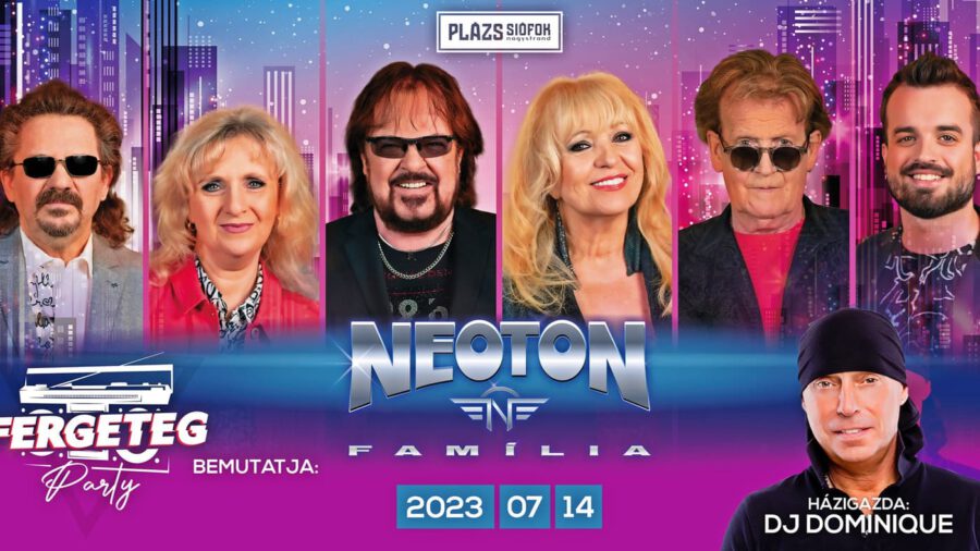 Neoton Família - Dj Dominique & Fergeteg Party 2023, Plázs - Siófok